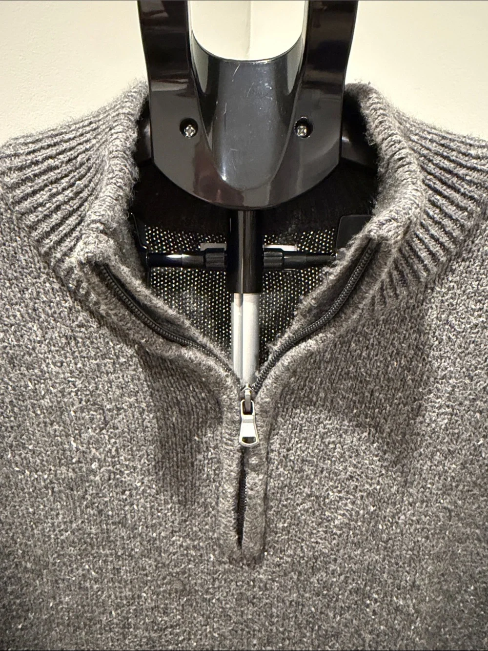 Sonoma Men's Size XXL Charcoal Gray Half-Zip Sweater